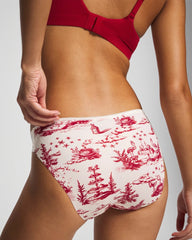 Soma / Edge Bikini Panty with Lace ENCHANTED TOILE CHAMPAGNE