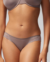 Soma / Bikini Panty with Lace MOCHACCINO