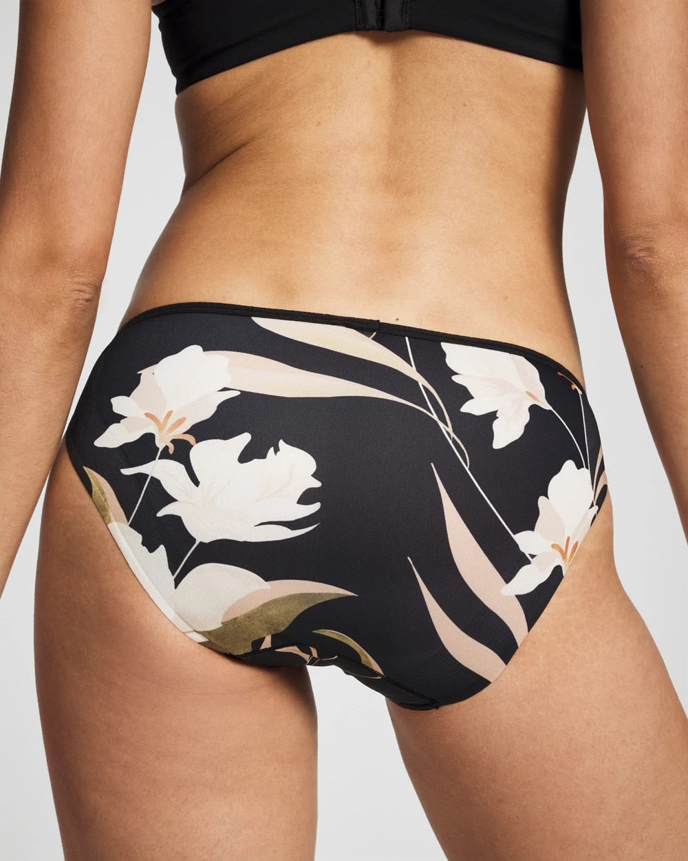 Soma / Edge Bikini Panty MYSTIC BLOOMS MINI BLACK