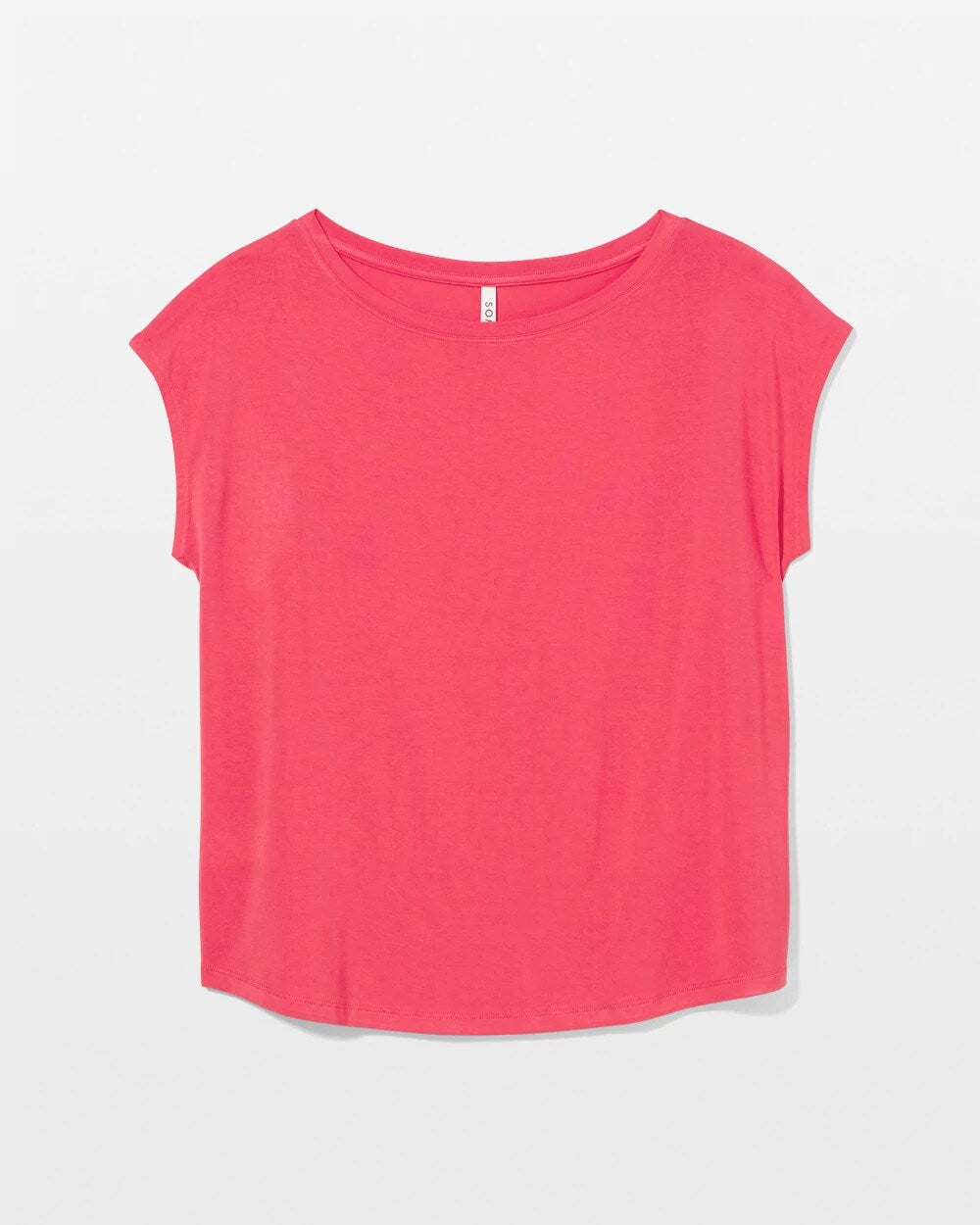 Soma / Short Sleeve Boat Neck Top HEARTS DESIRE