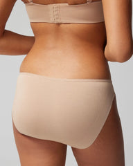 Soma / Cotton Blend Bikini Panty with Lace WARM AMBER