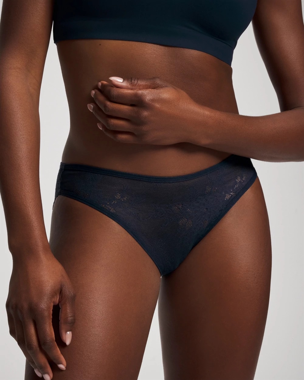 Soma / All-Over Lace Bikini NIGHTFALL NAVY
