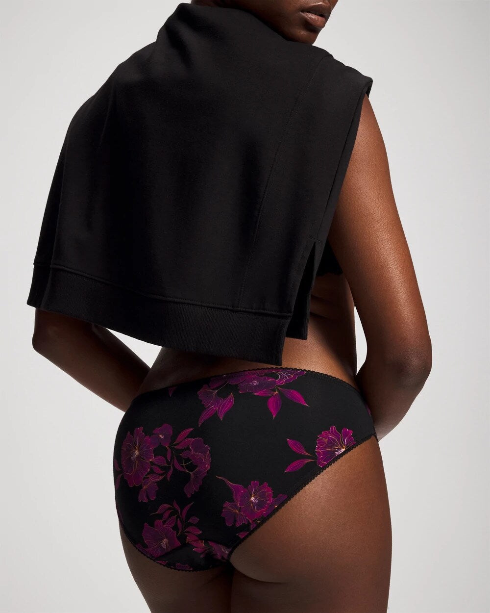 Soma / Bikini Panty with Lace GILDED BLOOMS MAGENTA M