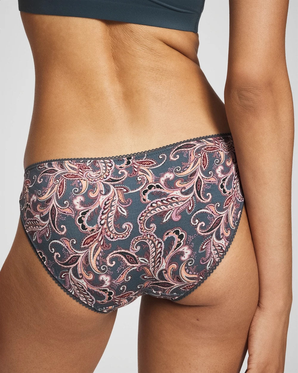 Soma / Bikini Panty with Lace IMPERIAL PAISLEY M PET