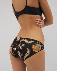 Soma / Bikini Panty with Lace JAIPUR FLORAL BLACK