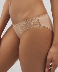 Soma / Bikini Panty with Lace WARM AMBER