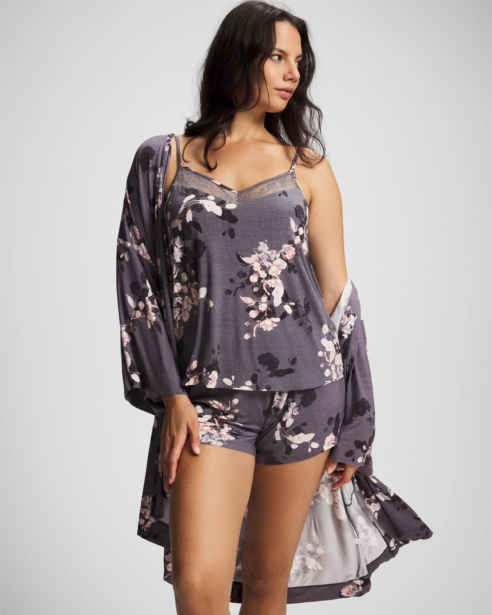 Soma / Lace Cami FLORAL DREAMS GRAY