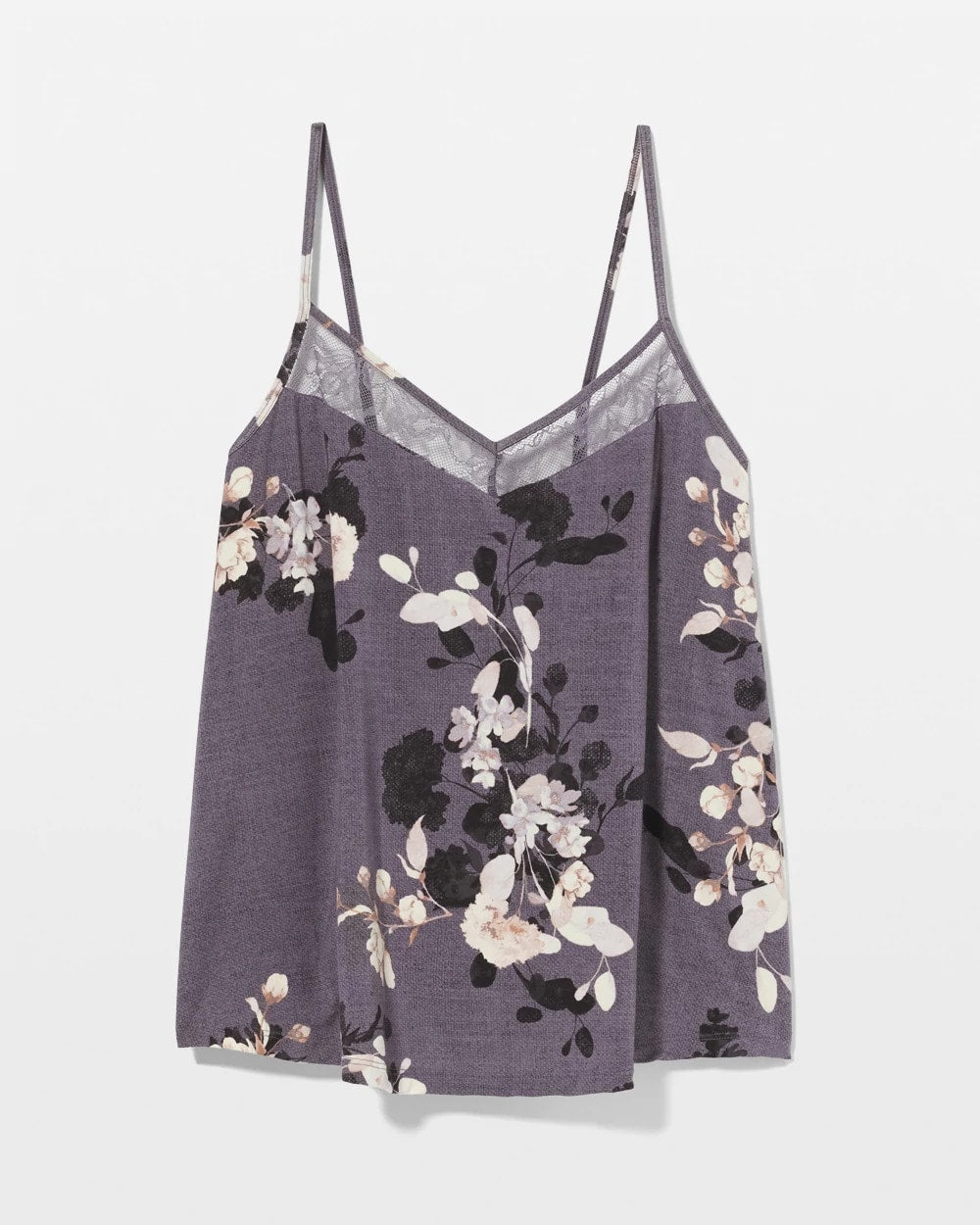 Soma / Lace Cami FLORAL DREAMS GRAY