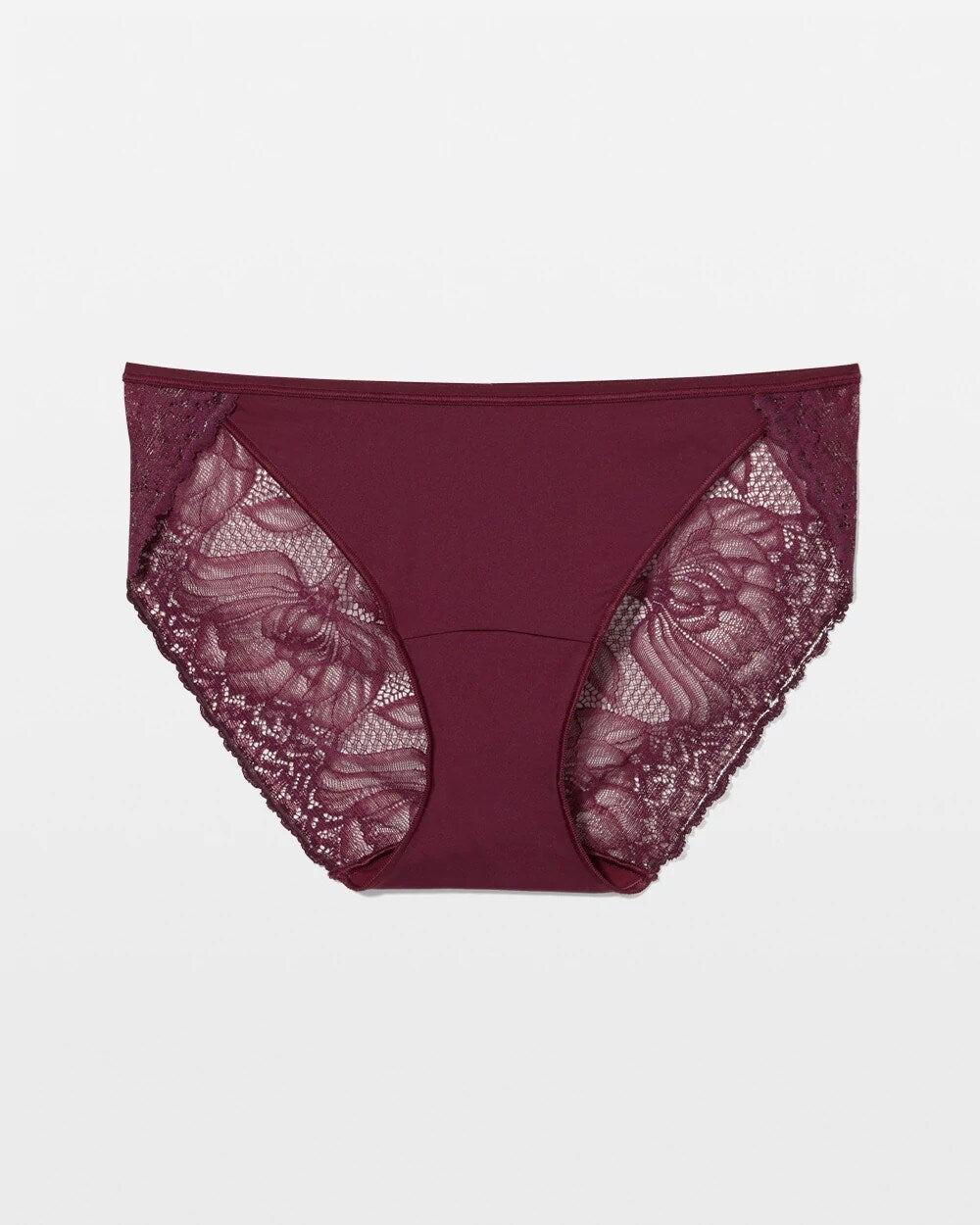 Soma / Lace Back Bikini Panty VELVET PLUM