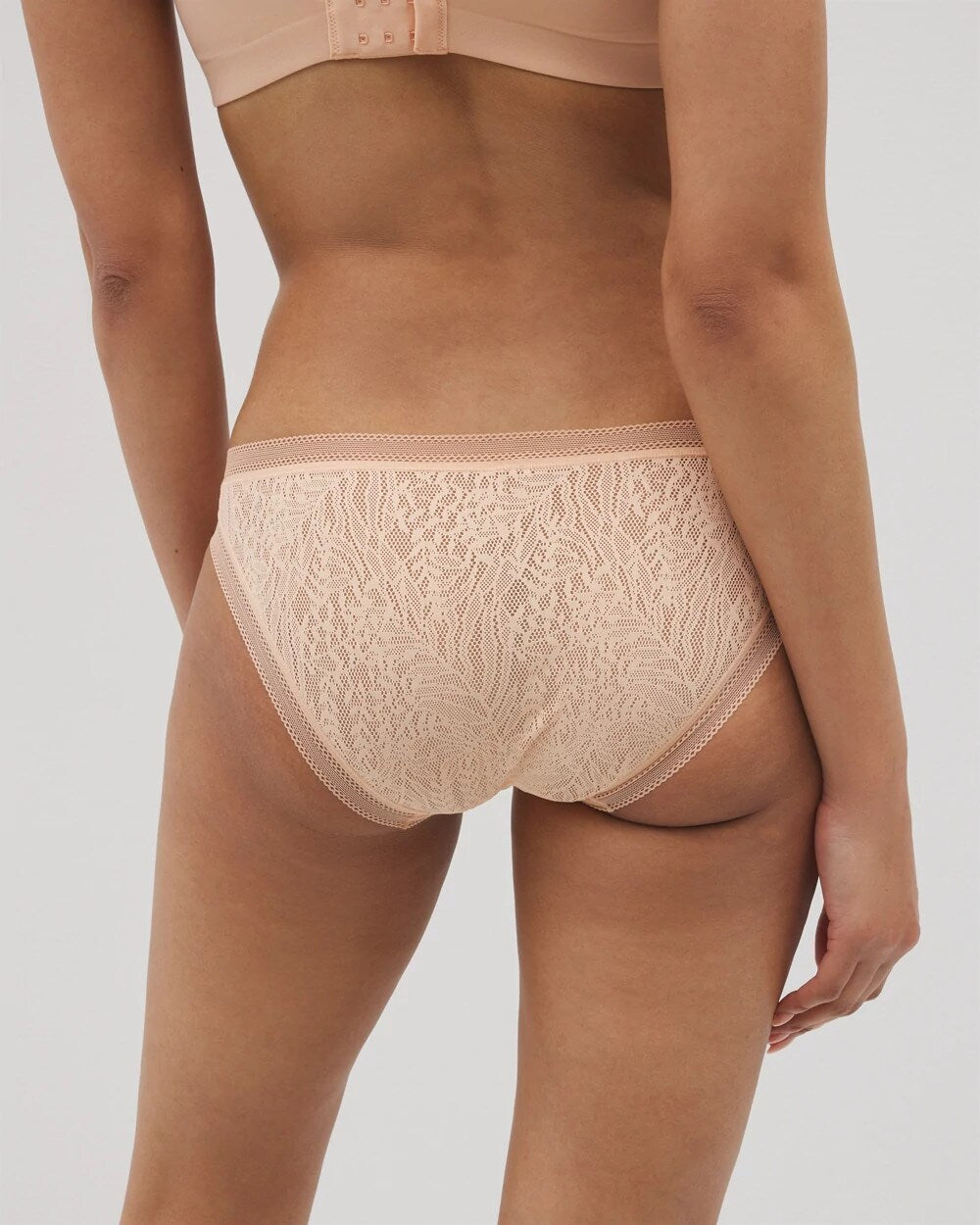 Soma / Soma Bikini Panty with Stretch Lace PEACH PARFAIT