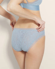 Soma / Soma Bikini Panty with Stretch Lace DUSTY BLUE