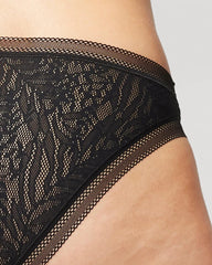 Soma / Soma Bikini Panty with Stretch Lace BLACK