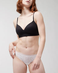 Soma / Soma Bikini Panty with Stretch Lace OPTIC WHITE