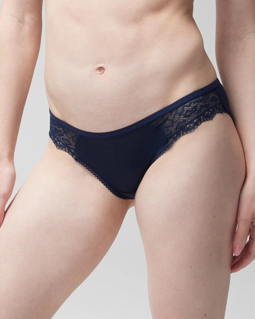 Soma / Bikini Panty with Enchanting Lace NIGHTFALL NAVY