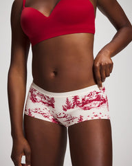 Soma / Cotton Boyshort Panty ENCHANTED TOILE CHAMPAGNE