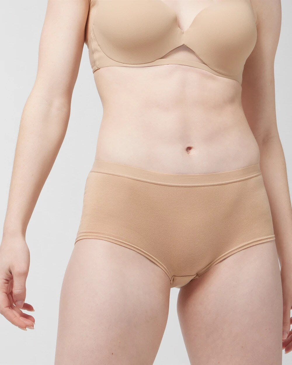 Soma / Cotton Boyshort Panty WARM AMBER