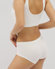 Soma / Seamless Rib Boyshort Panty IVORY
