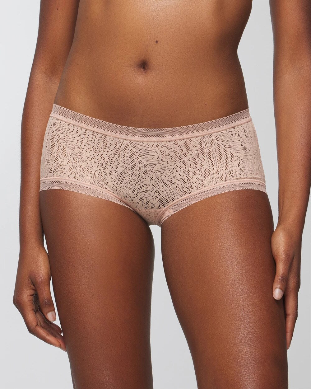 Soma / Soma Boyshort Panty with Stretch Lace HUSH