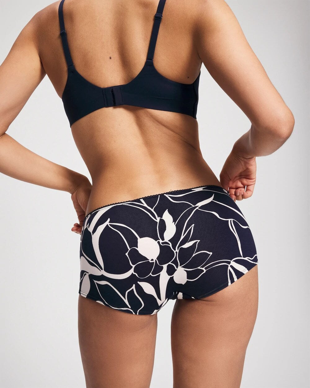 Soma / Lace Boyshort Panty NOUVEAU FLORA MINI NAVY