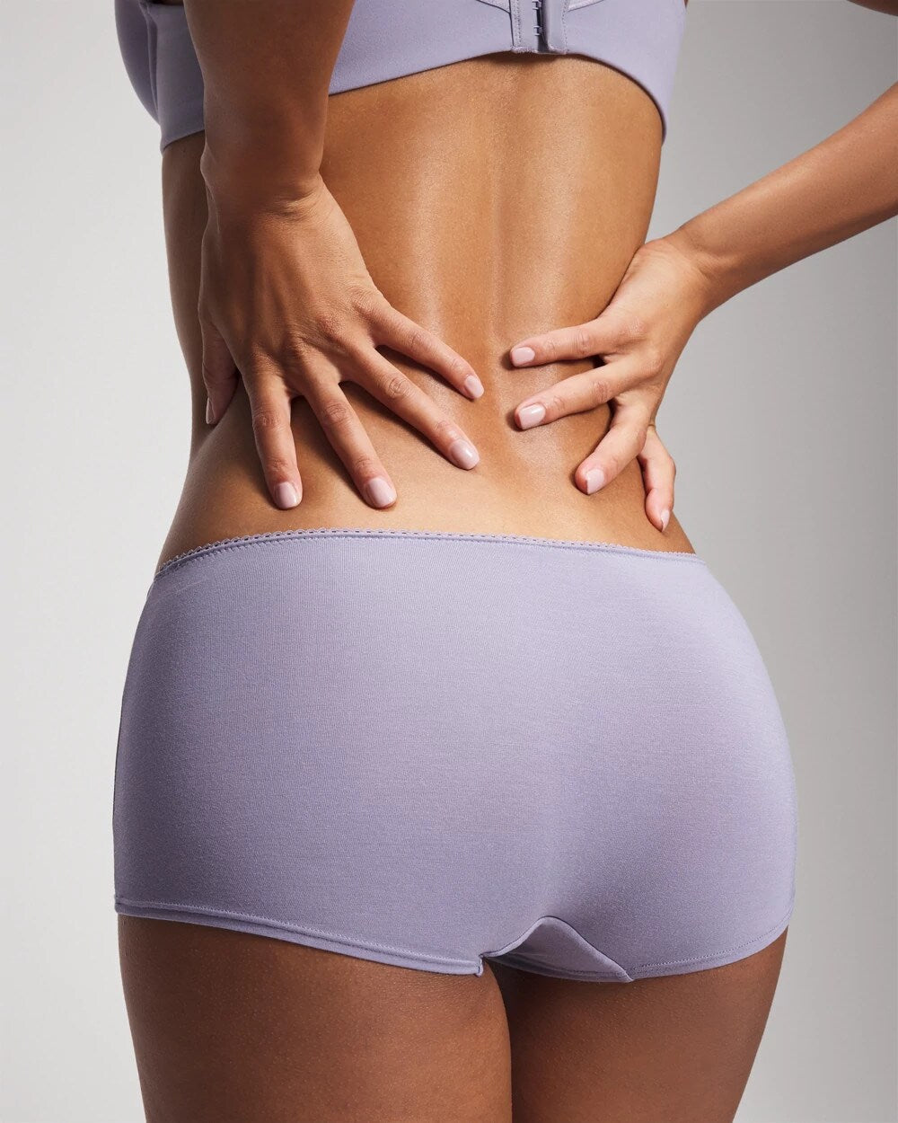 Soma / Lace Boyshort Panty LAVENDER CLOUD