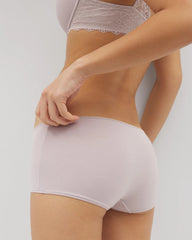 Soma / Lace Boyshort Panty GRAY GLASS