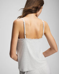 Soma / Pointelle Pajama Cami HEATHER FROST