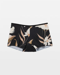 Soma / Edge Boyshort Panty MYSTIC BLOOMS MINI BLACK