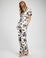 Soma / Printed Pajama Pants REFLECTION BLOOMS CHAMP