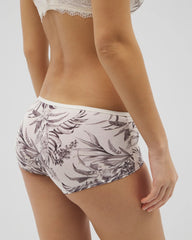Soma / Boyshort Panty with Enchanting Lace PALM PERFECT M CHAMPAGNE