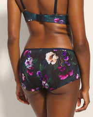 Soma / Boyshort Panty with Enchanting Lace FLEUR EVER MINI NAVY