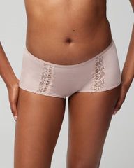 Soma / Boyshort Panty with Enchanting Lace ADOBE ROSE