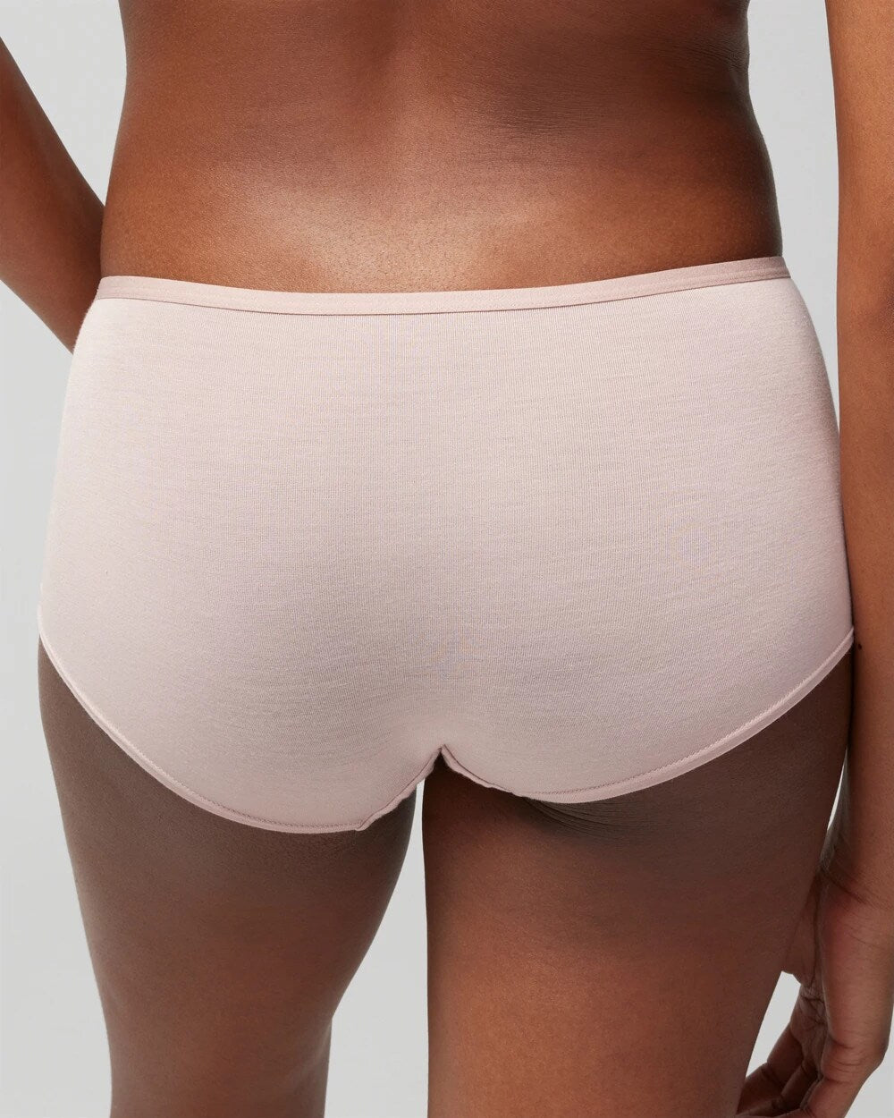 Soma / Boyshort Panty with Enchanting Lace ADOBE ROSE