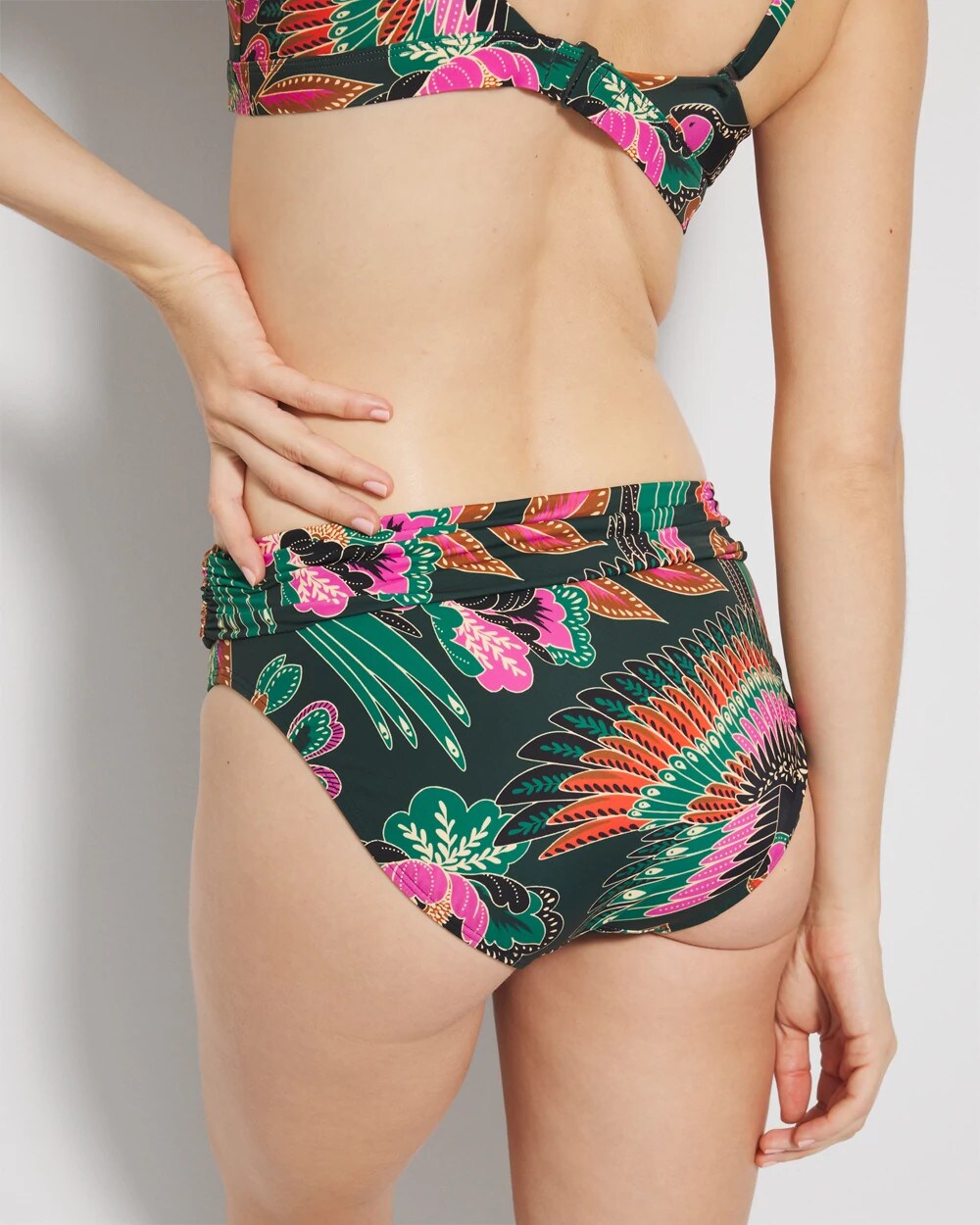 Soma / Covertible Bikini Bottom PARROT-ISE LUSH EMERALD