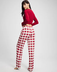 Soma / Packaged Long-Sleeve Pant Pajama Set DREAMSCAPE PLAID CHAMP