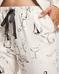 Soma / Ankle Pajama Pant FIZZ THE SEASON FOIL