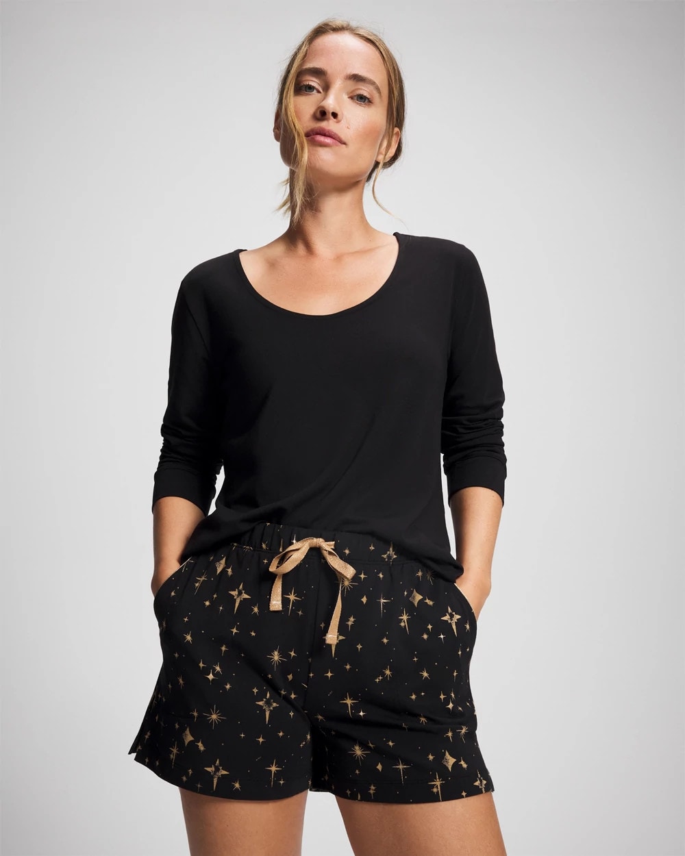 Soma / Pajama Shorts STELLAR SCENE BLACK/FOIL
