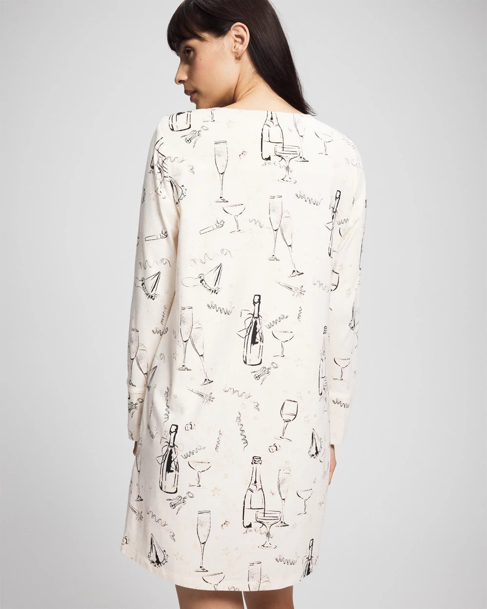 Soma / Long-Sleeve Sleepshirt FIZZ THE SEASON FOIL