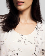 Soma / Long-Sleeve Sleepshirt FIZZ THE SEASON FOIL
