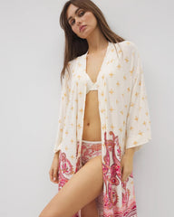 Soma / Kimono Short Robe KASHMIR PAISLEY PLCD CH