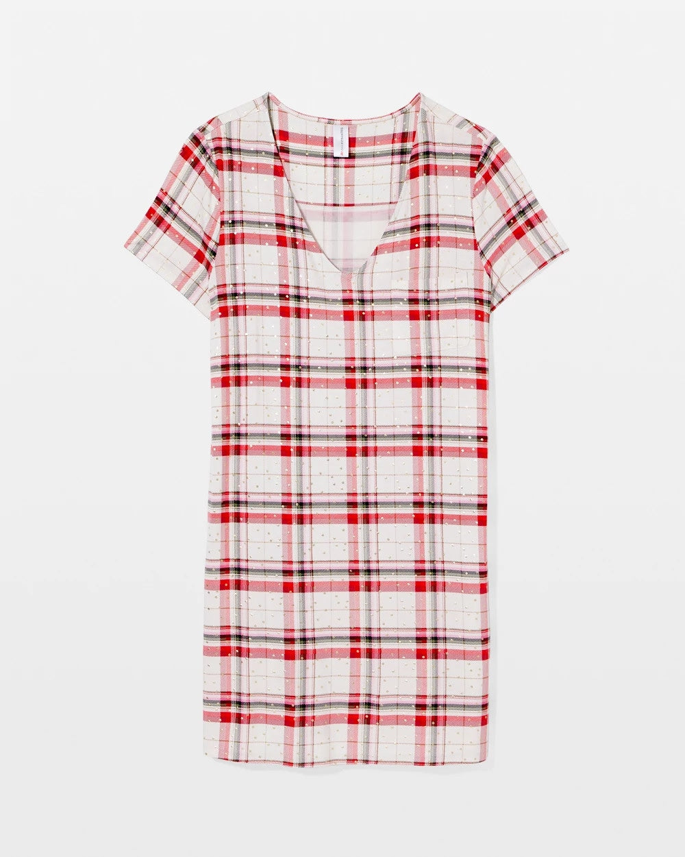 Soma / Short Sleeve Sleepshirt TARTAN TEXTILE CHAMP