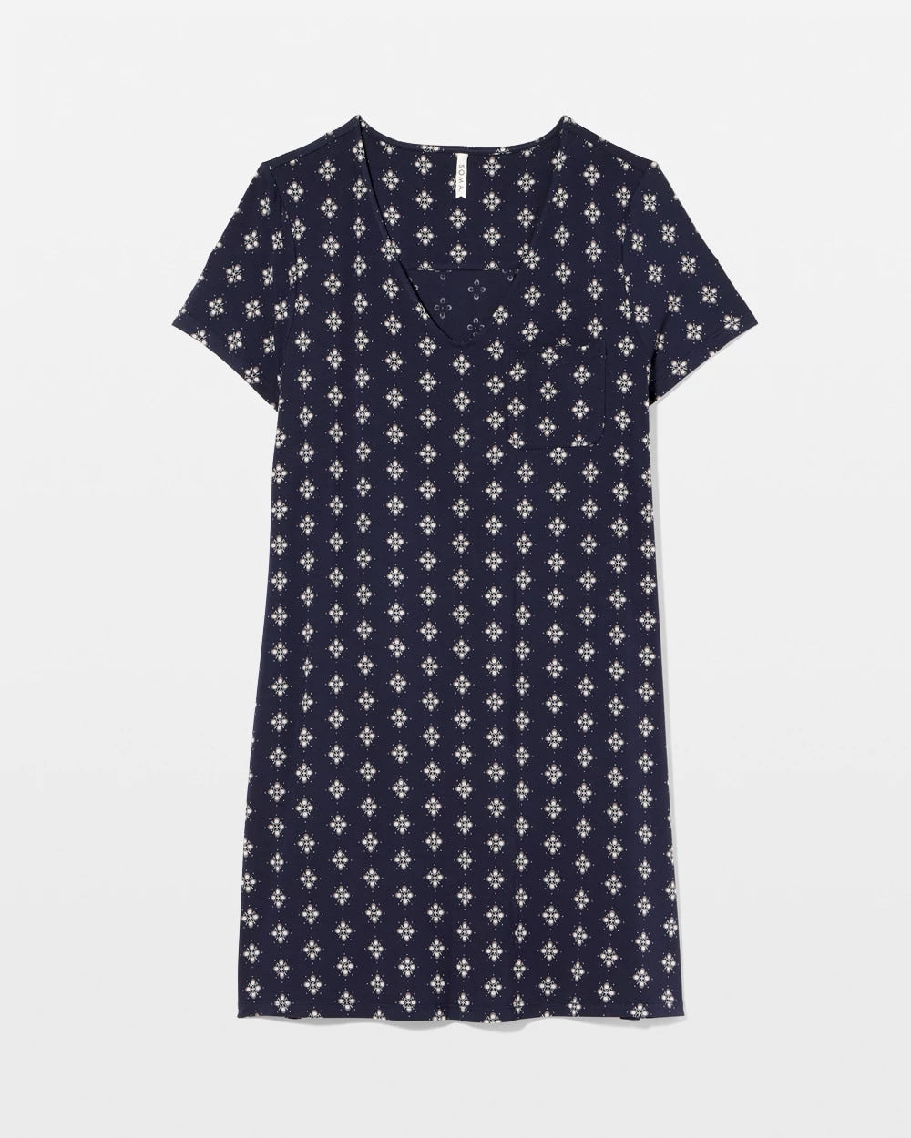 Soma / Short Sleeve Sleepshirt BELLE FOULARD NAVY