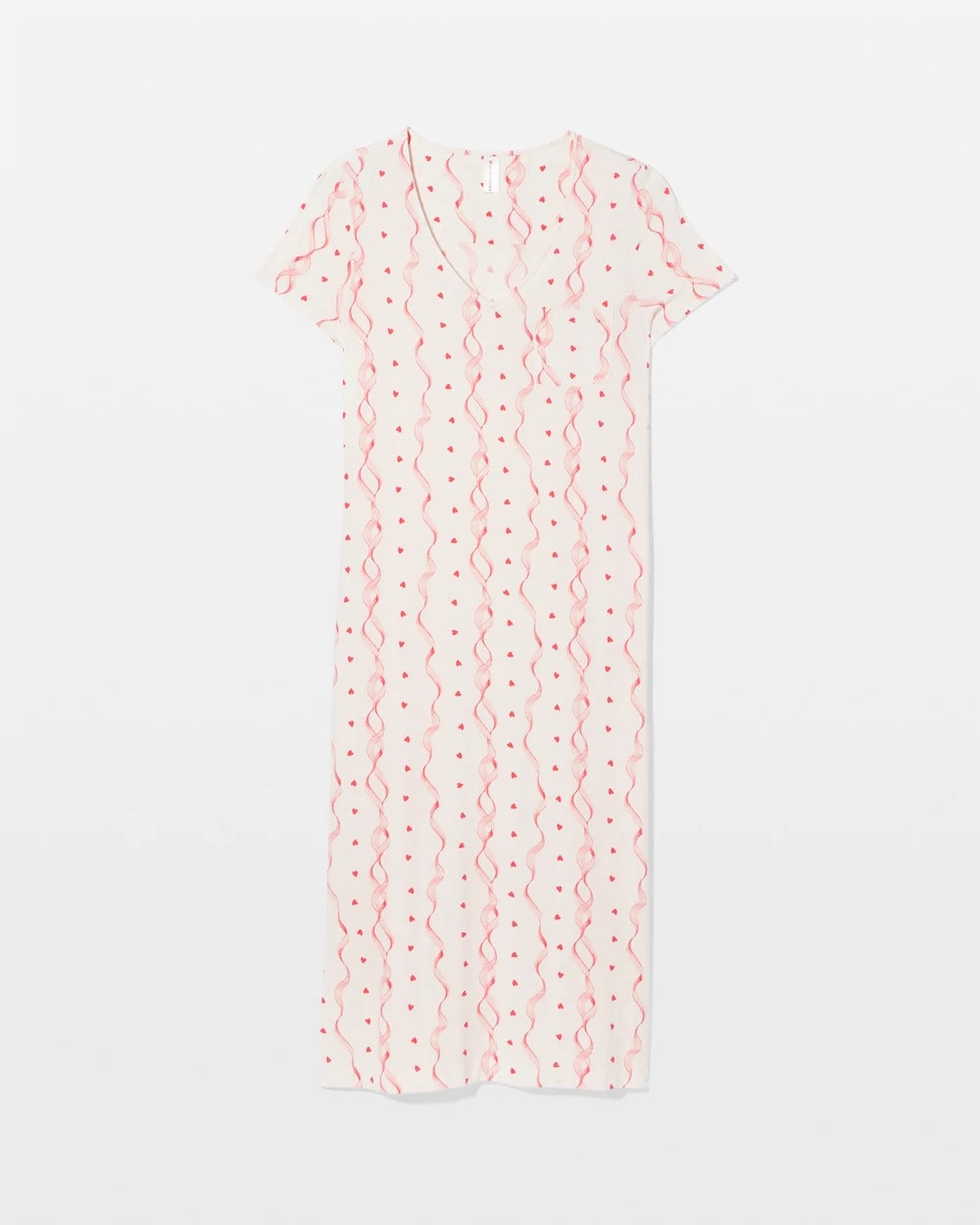 Soma / Short Sleeve Long Sleepshirt COQUETTE VALENTINE CHAMP