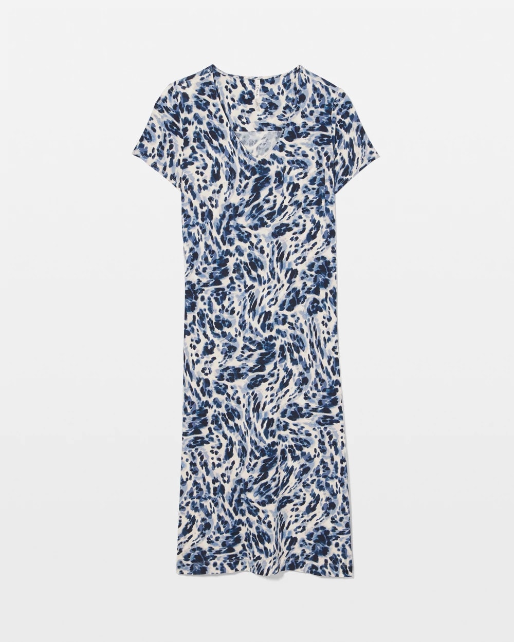 Soma / Short Sleeve Long Sleepshirt LOVELIEST LEOPARD PARCH M