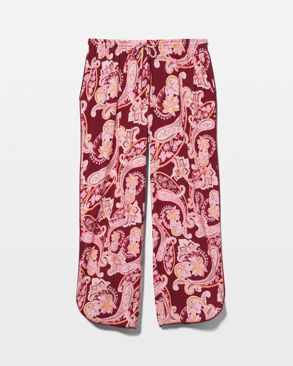 Soma / Piped Crop Pajama Pants KASHMIR PAISLEY KISS