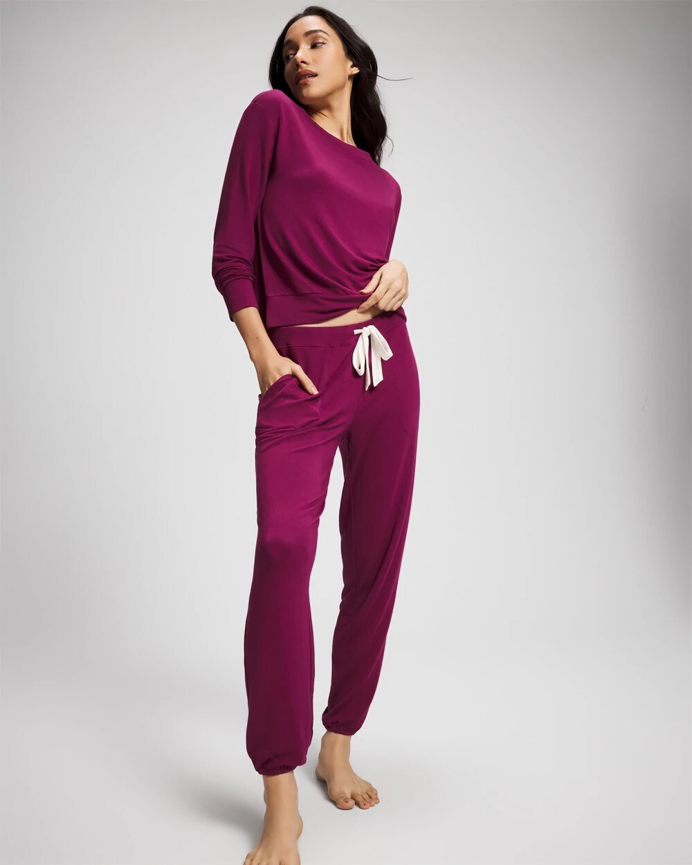 Soma / Banded Ankle Pajama Pant POMEGRANATE WINE