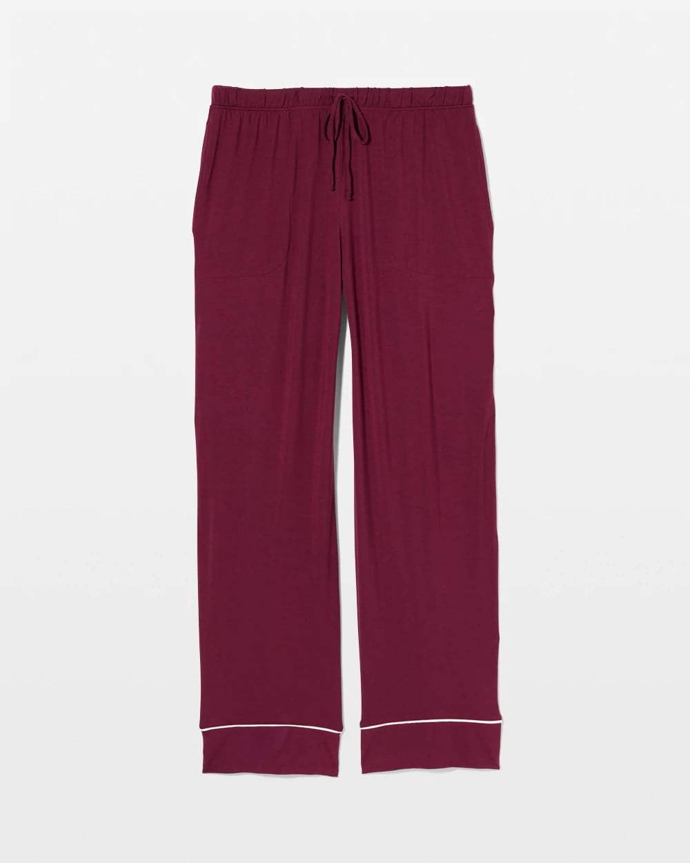 Soma / Solid Piped Pajama Pant VELVET PLUM