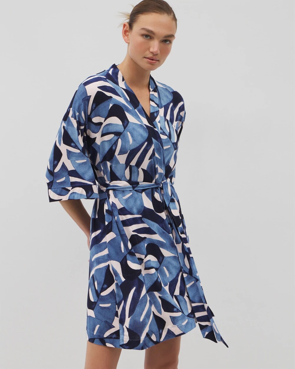Soma / Short Robe TROPICAL BREEZE SKY