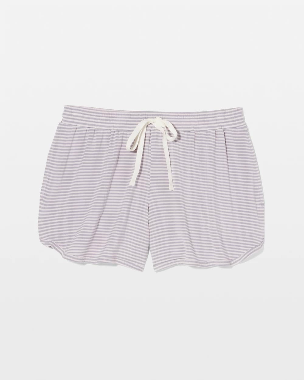 Soma / Curved Hem Pajama Shorts NIGHTCAP STRIPE LILAC ASH