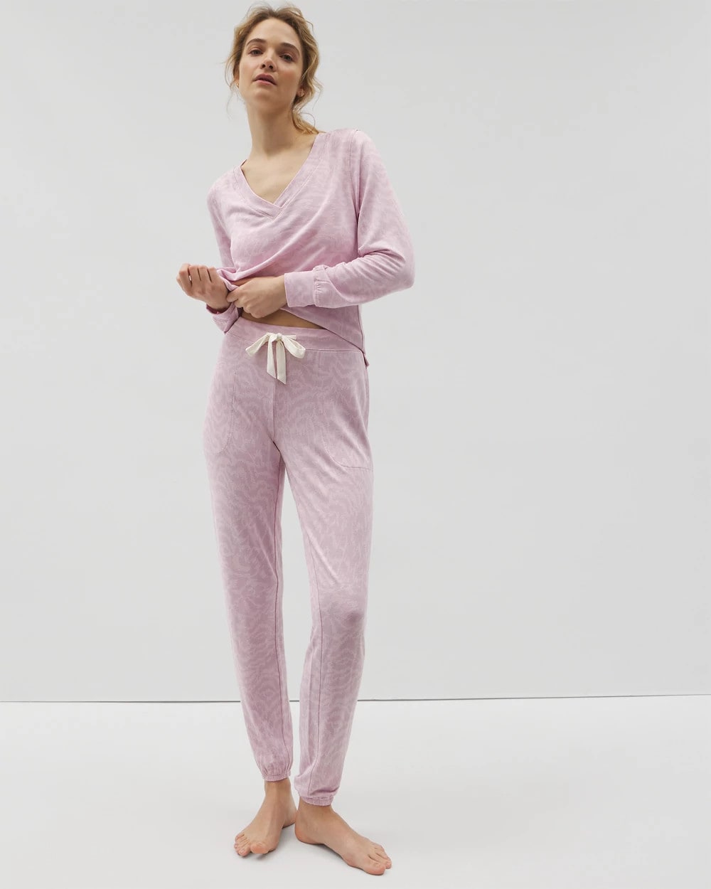 Soma / Banded Ankle Pajama Pant CANT BE TAMED LILAC