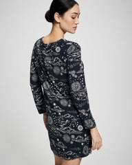 Soma / Long-Sleeve Sleepshirt COSMIC BALLET NAVY